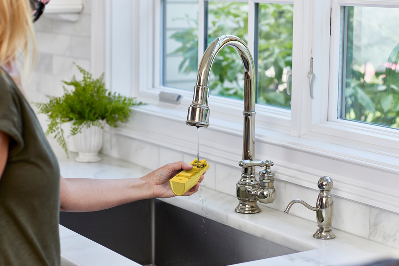 Tefal pure pop dt2026 hand garment steamer 1300w with tank 70ml yellow, , medium-null