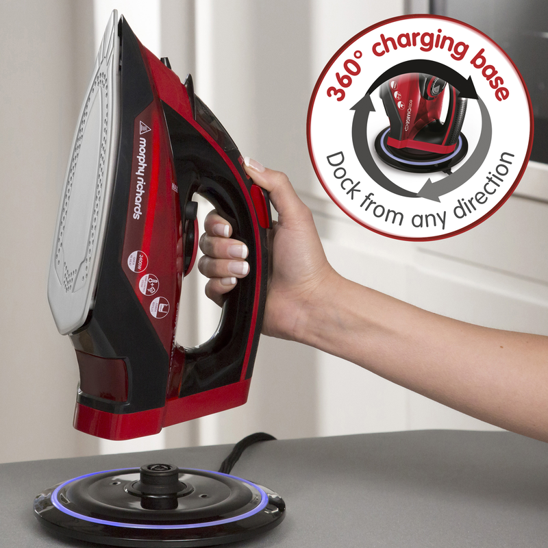 Morphy richards 303250 easycharge ασυρματο σιδερο ατμου 2600w, , medium image number null