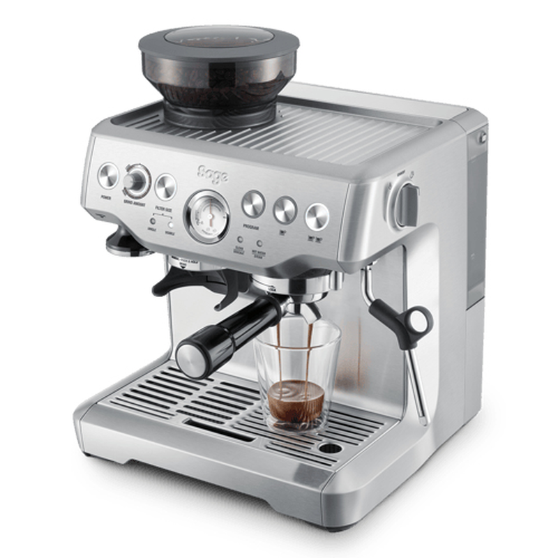 Sage bes875uk espresso &mu;&eta;&chi;&alpha;&nu;ή 1850w &pi;ί&epsilon;&sigma;&eta;&sigmaf; 9bar &gamma;&iota;&alpha; espresso &kappa;&alpha;&iota; lungo silver-null