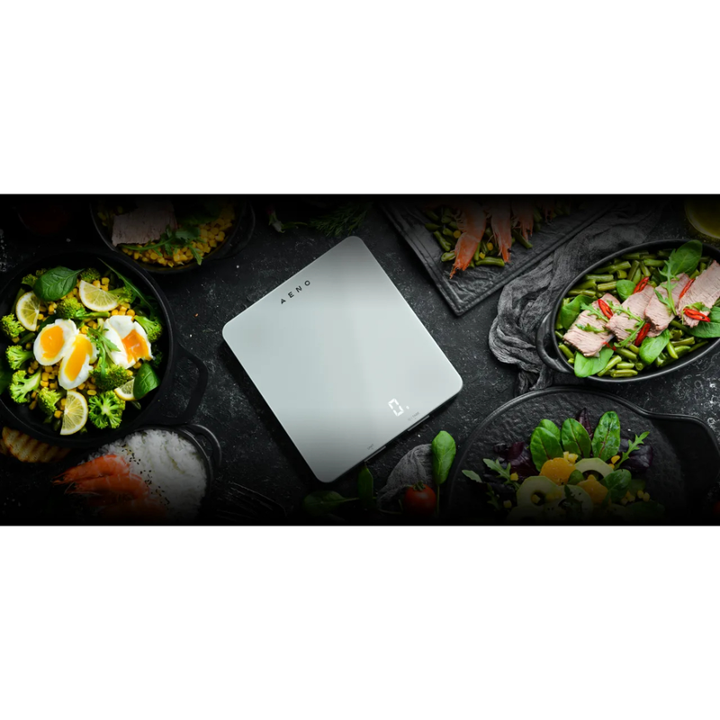Aeno smart kitchen scale 19x18x16.5cm - white, , medium-null