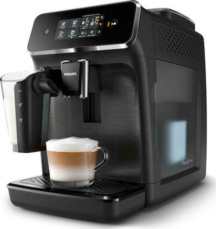 Philips ep2230/10 &alpha;&upsilon;&tau;ό&mu;&alpha;&tau;&eta; &mu;&eta;&chi;&alpha;&nu;ή espresso 1500w &pi;ί&epsilon;&sigma;&eta;&sigmaf; 15bar &gamma;&iota;&alpha; cappuccino &mu;&epsilon; &mu;ύ&lambda;&omicron; ά&lambda;&epsilon;&sigma;&eta;&sigmaf; &mu;&alpha;ύ&rho;&eta;, , medium-null