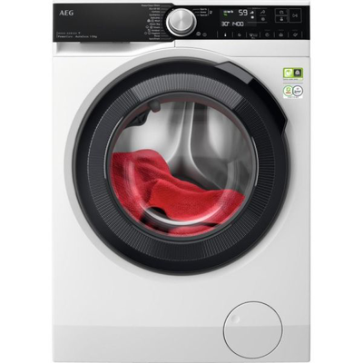 Aeg washing machine 8000 powercare 10 kg with autodose, White, medium