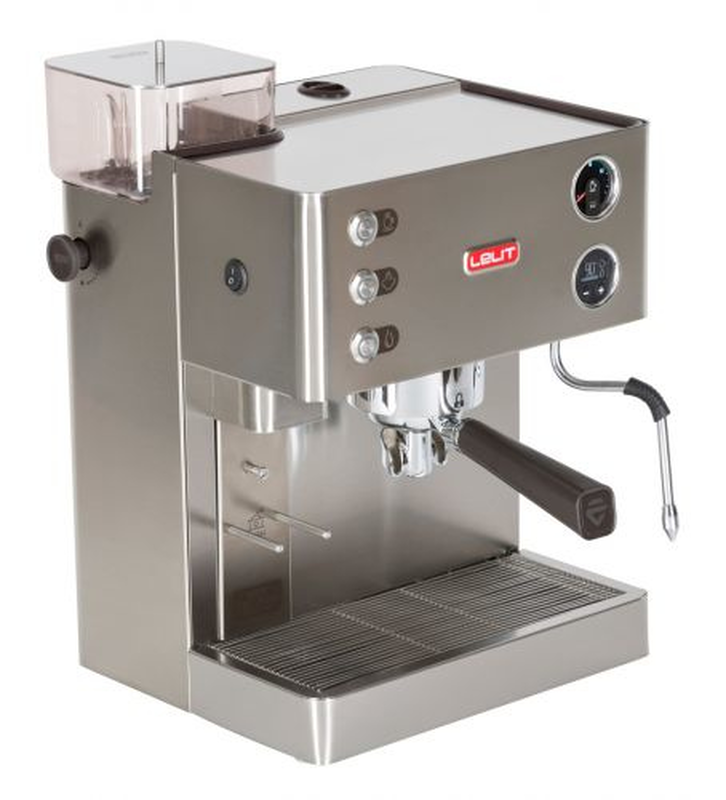 Lelit kate espresso μηχανή 1450w πίεσης 15bar για espresso και lungo stainless steel-null