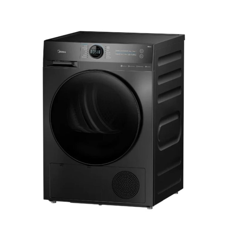 Midea στεγνωτήριο ρούχων 9kg lunar series με αντλία θερμότητας, a++, Wi-Fi & healthguard, σκούρος γραφίτης md200h90w/t-cy, , medium-null