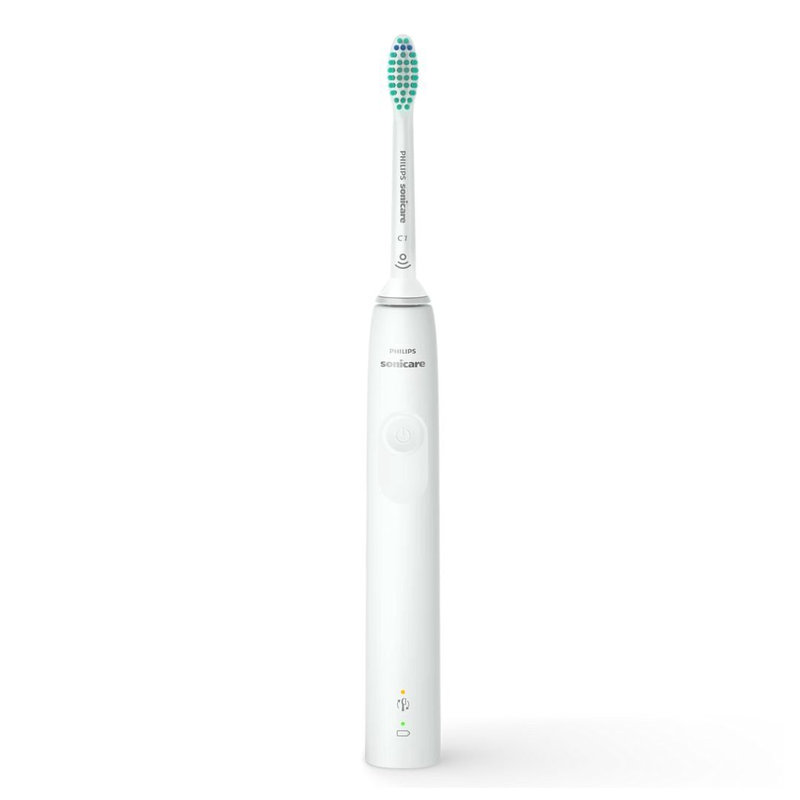 Product image: Philips sonicare 3100 series 3100 επαναφορτιζόμενη ηλεκτρική οδοντόβουρτσα με τεχνολογία sonic, αισθητήρα πίεσης για αποτελεσματική αφαίρεση πλάκας άσπρο hx3671/13, , medium-null