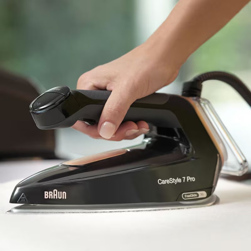 Product image: Braun carestyle 7 σύστημα σιδερώματος πίεσης 8bar 2700w με δοχείο 2lt σε μάυρο, , medium-null