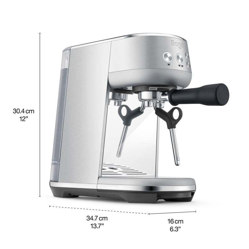 Sage ses450bss4guk1 espresso machine 1600w pressure 15bar for espresso silver, , medium-null