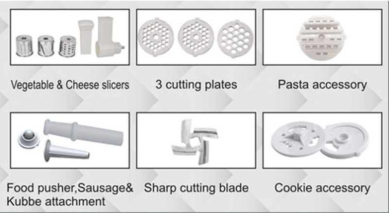 Product image: Matestar mat-140s meat grinder 2800w stainless steel, , medium-null