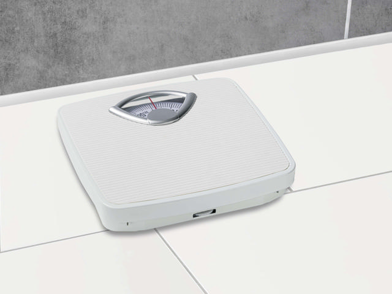 Wenko analog body scale 27x26.5cm white, , medium-null