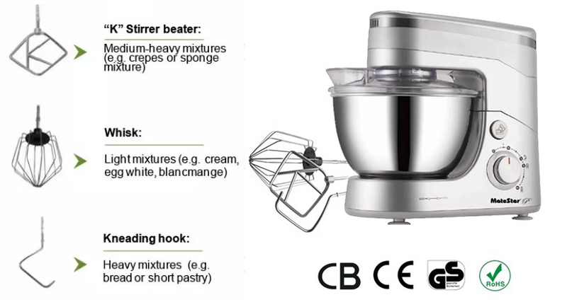 Matestar platinum kitchen machine 5l 600w plm-606, , medium image number null