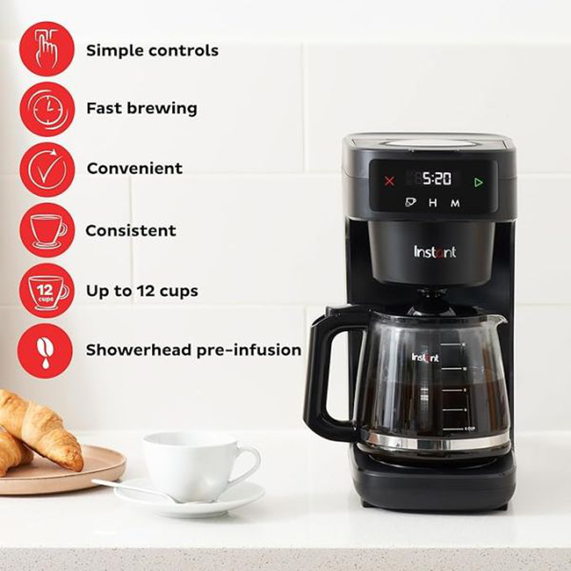 Instant infusion brew 12-cup coffee maker-null