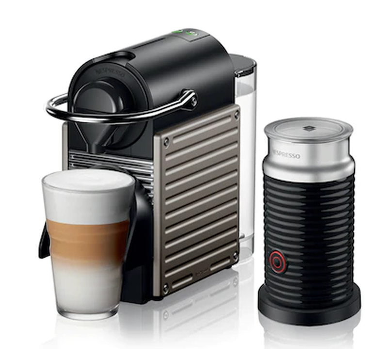 Nespresso pixie espresso machine 1260w pressure 19bar for espresso and lungo black-null