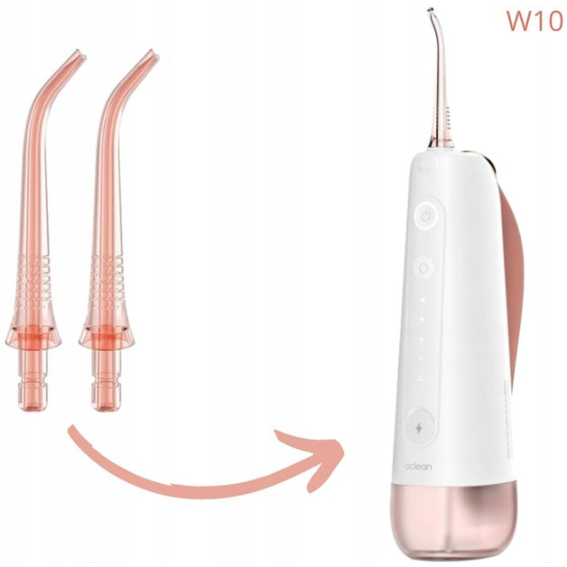 Oclean ανταλλακτικα ακροφυσια στοματικου ντους 2τμχ - πορτοκαλι, , medium-null