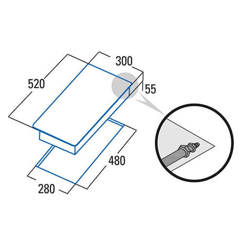 Gas hob cata domino gi 3002x 08039312, , medium-null