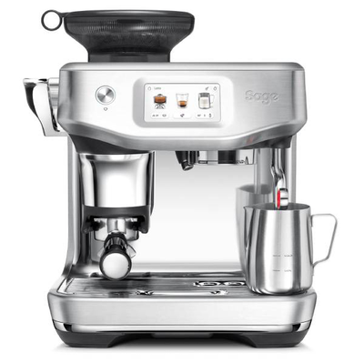 Sage ses881bss4guk1 barista touch fully automatic coffee machine, Silver, medium