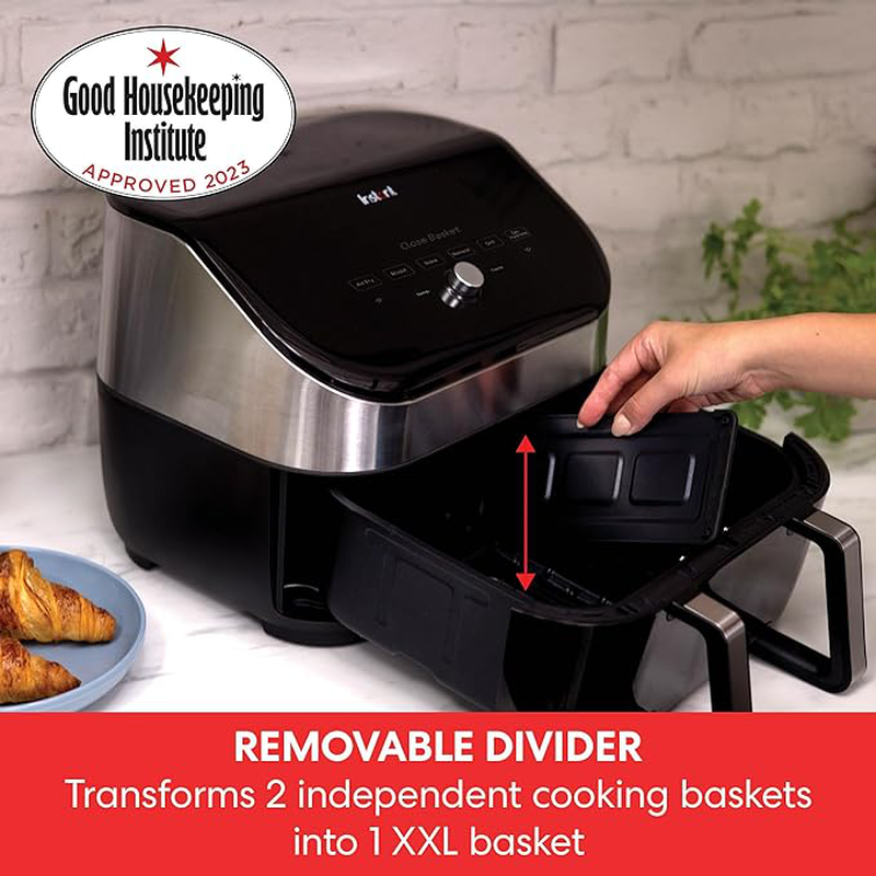 Instant vortex plus clearcook versazone Air fryer, 8.5l, stainless steel, , medium-null