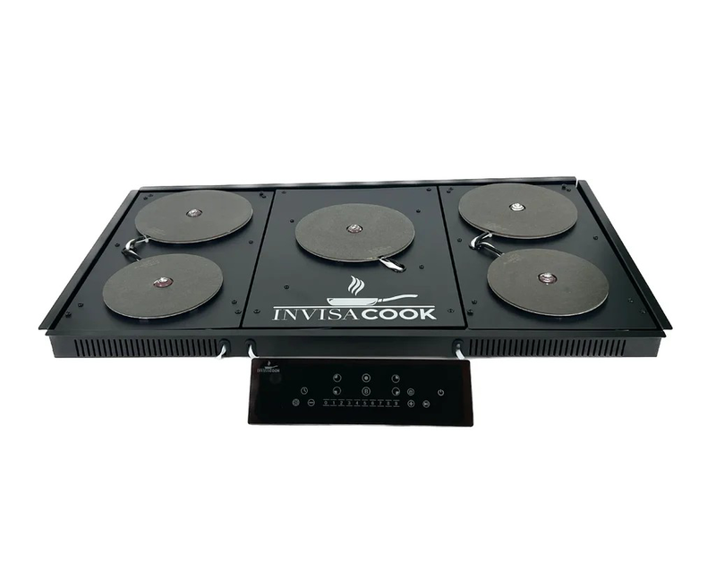 Invisacook 5 ring cooktop - 5 burner 220v, , medium-null