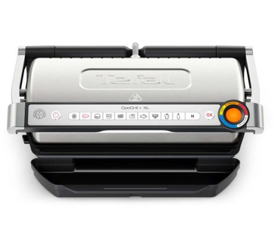 Tefal optigrill xl + tong 44.5cm x 36.5cm gc728d