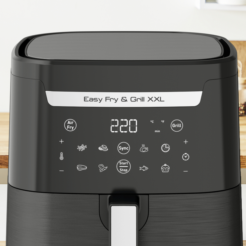 Tefal &phi;&rho;&iota;&tau;έ&zeta;&alpha; &alpha;έ&rho;&omicron;&sigmaf; 6.5l black easy fry & grill ey8018-null