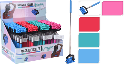 Massage stick extendable 4 assorted colors, , medium