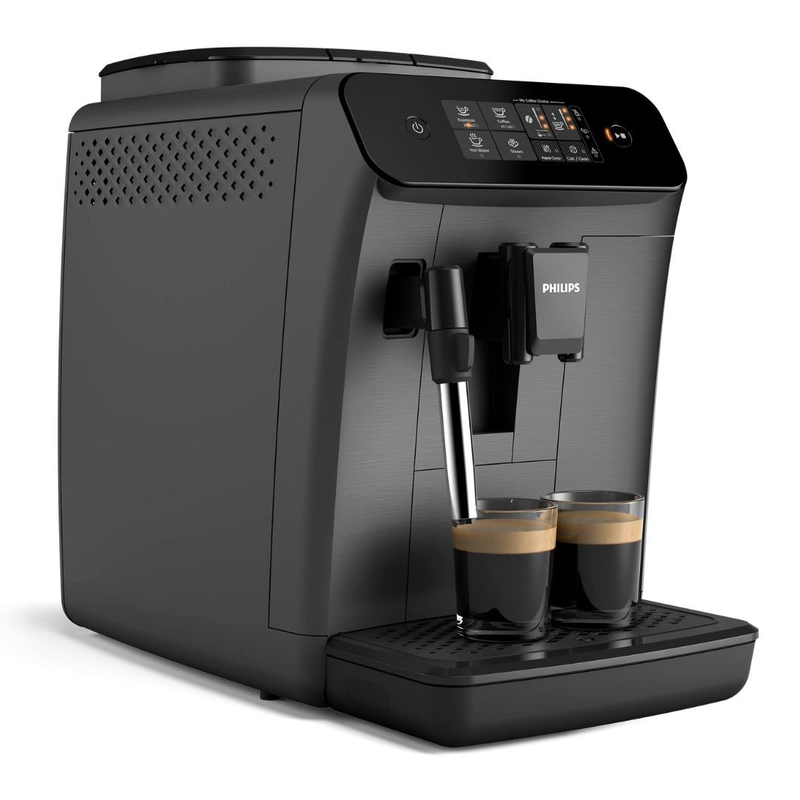 Product image: Philips 800 series αυτόματη μηχανή espresso 1500w 15bar με μύλο άλεσης, my coffee choice & aquaclean, μαύρο ep0824/00, , medium-null