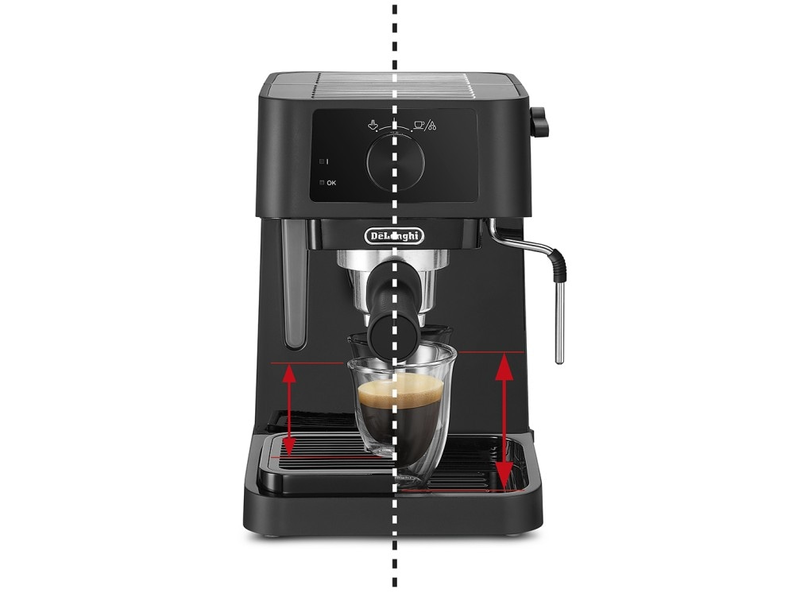 Delonghi ec235.bk espresso machine 1100w pressure 15bar for espresso black, , medium-null