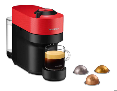 Nespresso vertuo pop espresso machine 1260w red, Red, medium