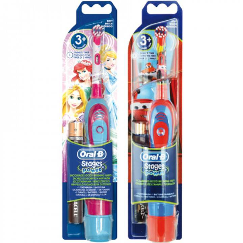 Oral b stages power electric toothbrush for kids 3+, , medium-null