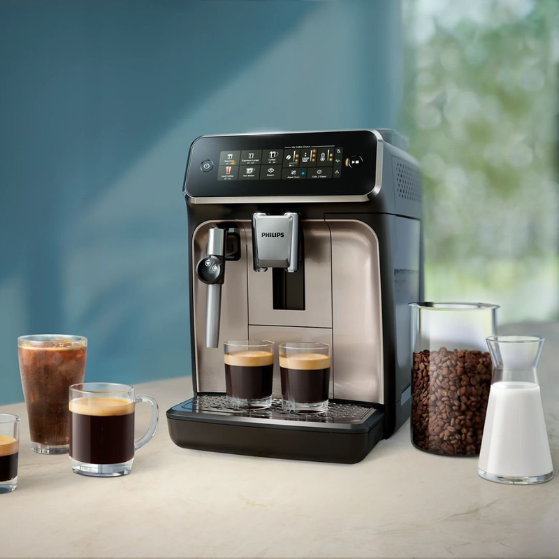 Philips ep3321/40 espresso μηχανή 1500w πίεσης 15bar για espresso και lungo black, , medium-null