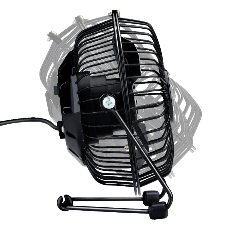 Product image: Table fan with usn 14.8x11.2x14.6cm - black, , medium-null