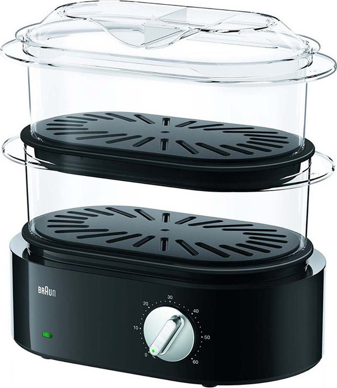 Braun fs 5100b ατμομάγειρας με 2 επίπεδα μαγειρέματος 6.2lt, , medium-null