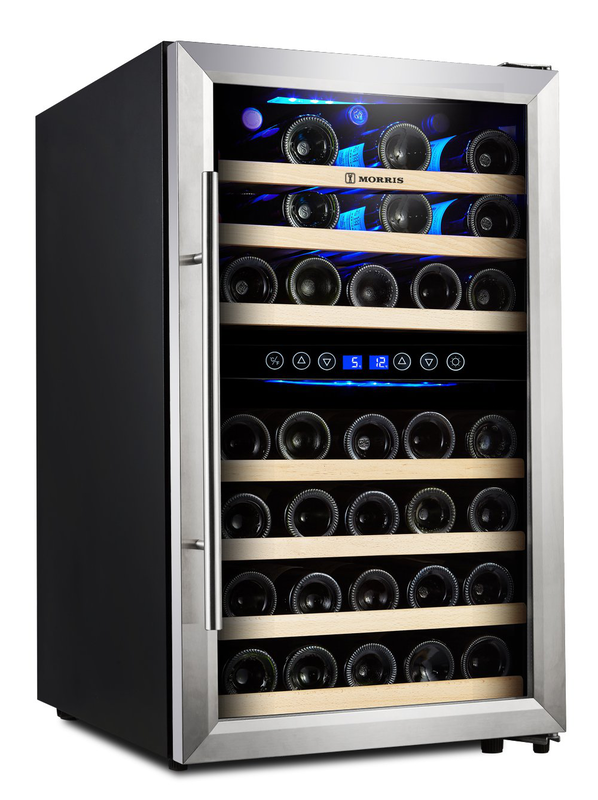Morris mfc-45202 wine cooler with  inox door, (h x w x d): 84 x 49.5 x 58cm, , medium-null