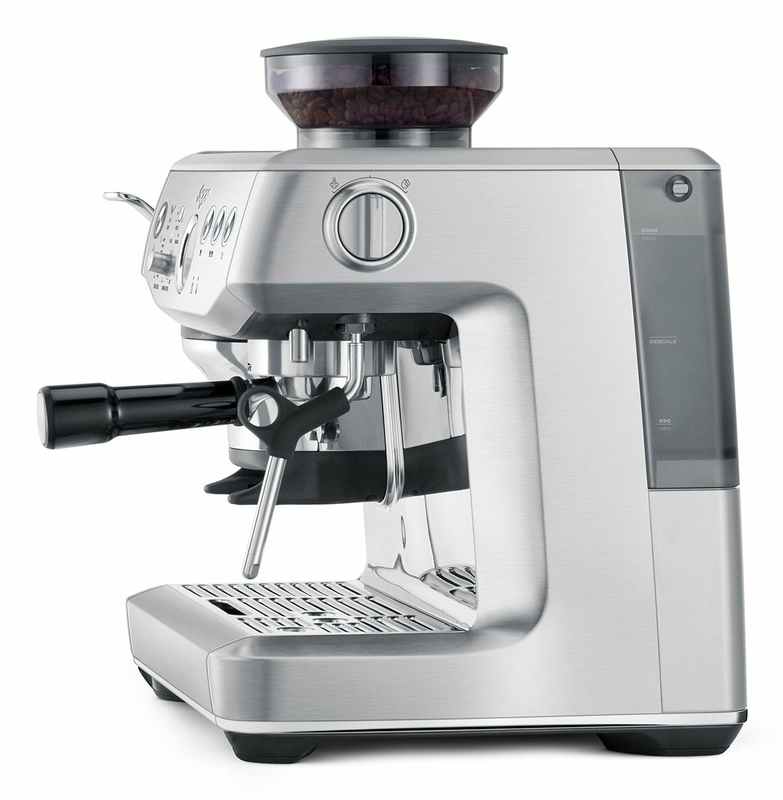 Sage barista express espresso &mu;&eta;&chi;&alpha;&nu;ή 1850w &pi;ί&epsilon;&sigma;&eta;&sigmaf; 9bar &gamma;&iota;&alpha; espresso, lungo, cappuccino silver-null