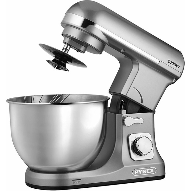 Pyrex sb-1010 κουζινομηχανή 1000w με ανοξείδωτο κάδο 5lt silver, , medium image number null
