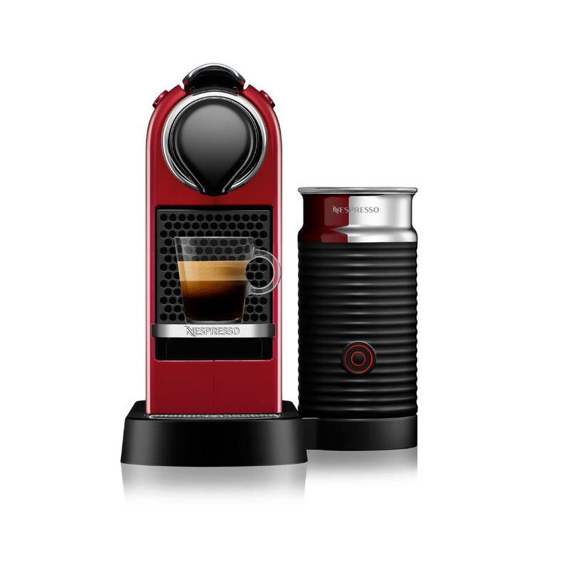 Nespresso καφετιέρα citiz & milk για κάψουλες c123 cherry, , medium-null