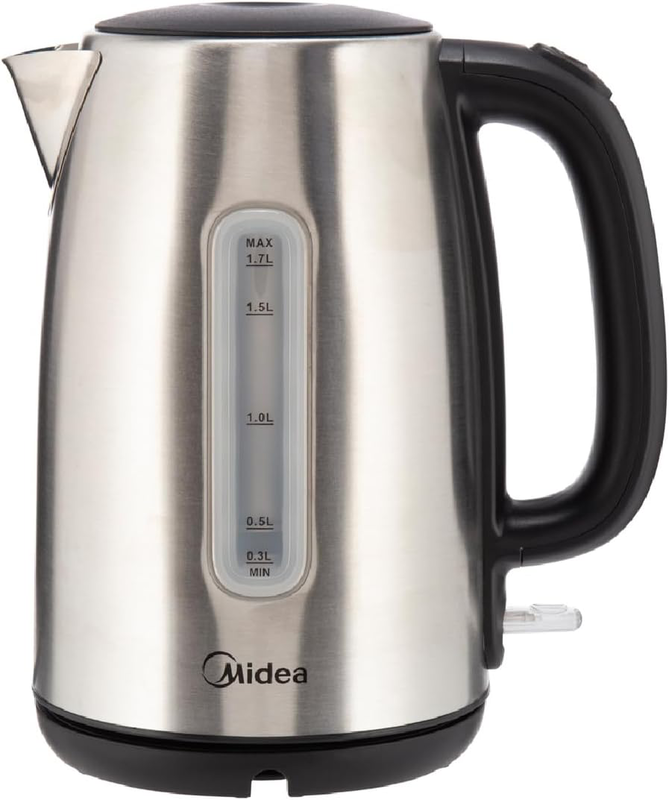 Midea electric kettle, 1850-2200w power, 1.7l  mk17s30d2 inox, , medium-null