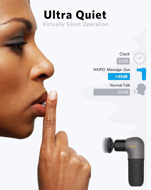 Naipo mini deep tissue percussion massage gun image number null