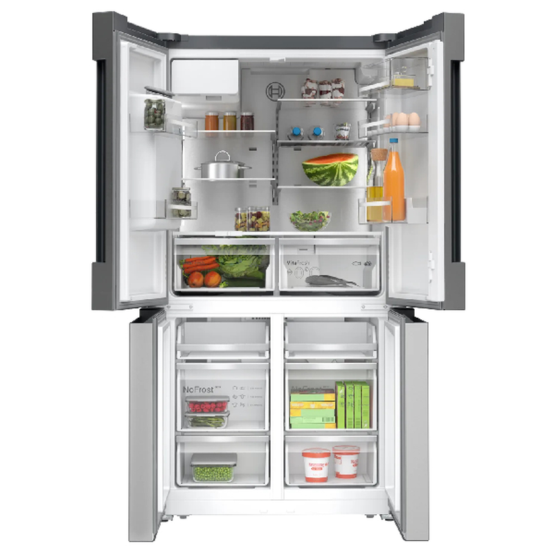 Bosch kfd96apea four-door refrigerator, with direct water connection, inox, , medium-null