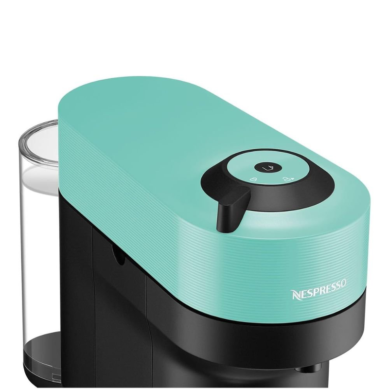 Nespresso vertuo pop μηχανή καφέ με centrifusion™ τεχνολογία & 6 μεγέθη ροφημάτων για κάψουλες vertuo,19bar, aqua mint, , medium-null
