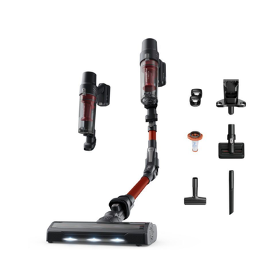 Rowenta rh6a83 stick vacuum 140w 45 min 440 ml cyclonic technology black, Red, medium