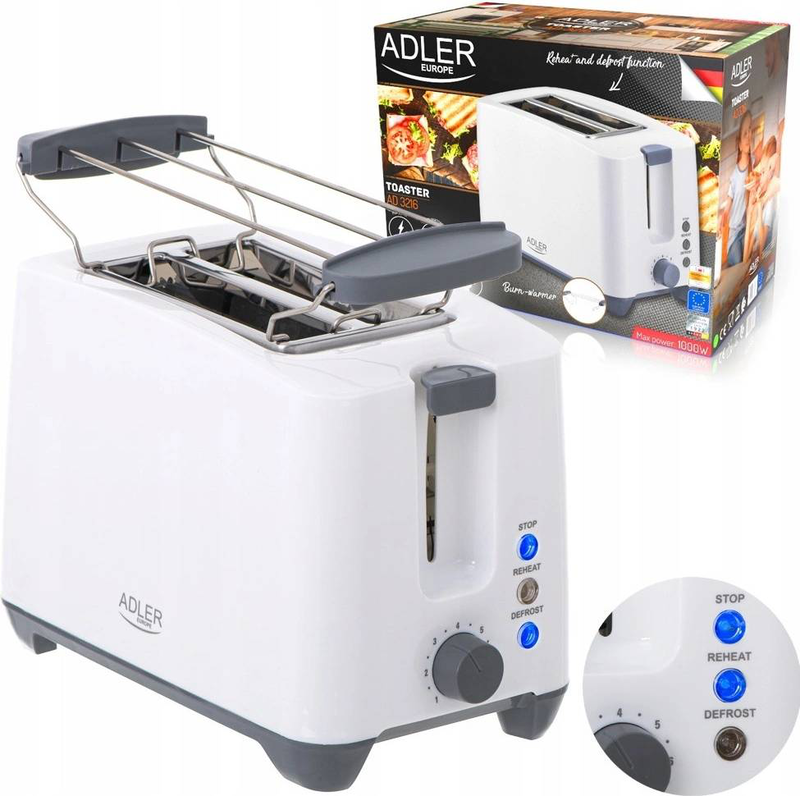 Adler toaster ad3216 1000w, , medium-null