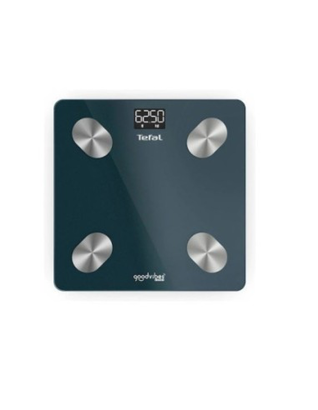 Tefal bathroom scale goodvibes bt life+ blue bm9620, , medium image number null