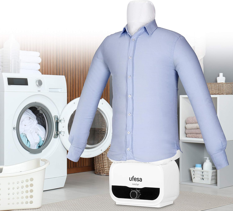 Ufesa 2 in 1 cloth dryer and iron - white, , medium-null