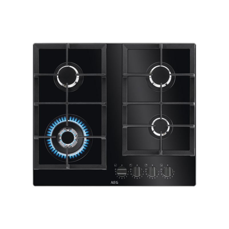 Aeg gas hob 6000 series hkb64420nb glass, , medium-null