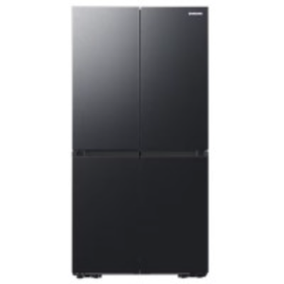 Samsung refrigerator rf65 four-door wardrobe, 647l, e, no frost, triple cooling plus, cool select, digital inverter, automatic ice machine, Wi-Fi, hxwxd 1.83x0.91x0.72, anthracite, , medium