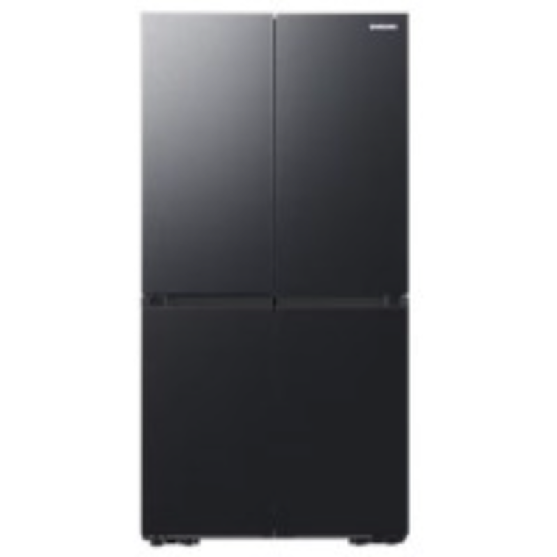 Samsung refrigerator rf65 four-door wardrobe, 647l, e, no frost, triple cooling plus, cool select, digital inverter, automatic ice machine, Wi-Fi, hxwxd 1.83x0.91x0.72, anthracite, , medium-null