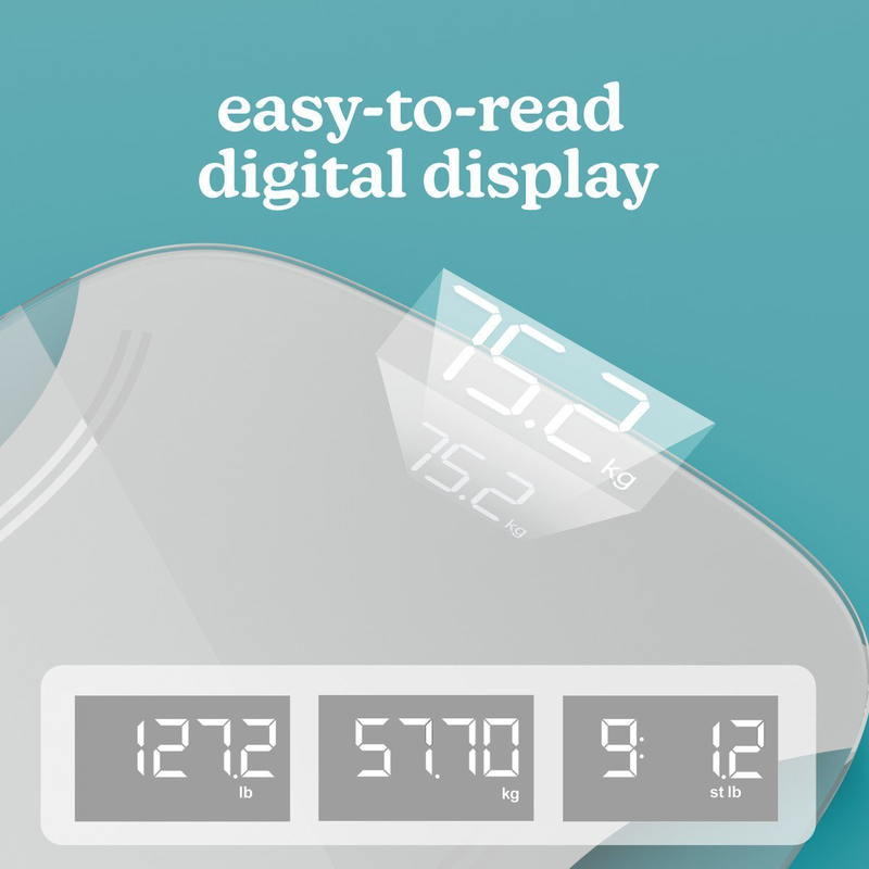 Homedics body scale essential scl-b125 grey, , medium-null