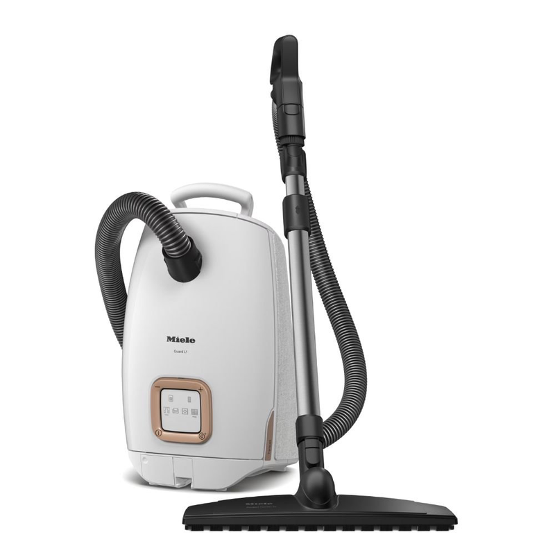 Miele guard l1 parquet ηλεκτρική κυλινδρική σκούπα 890w με σακούλα 3.5l με powerline τεχνολογία, πέλμα parquet twister & dynamicdrive άσπρο, , medium-null