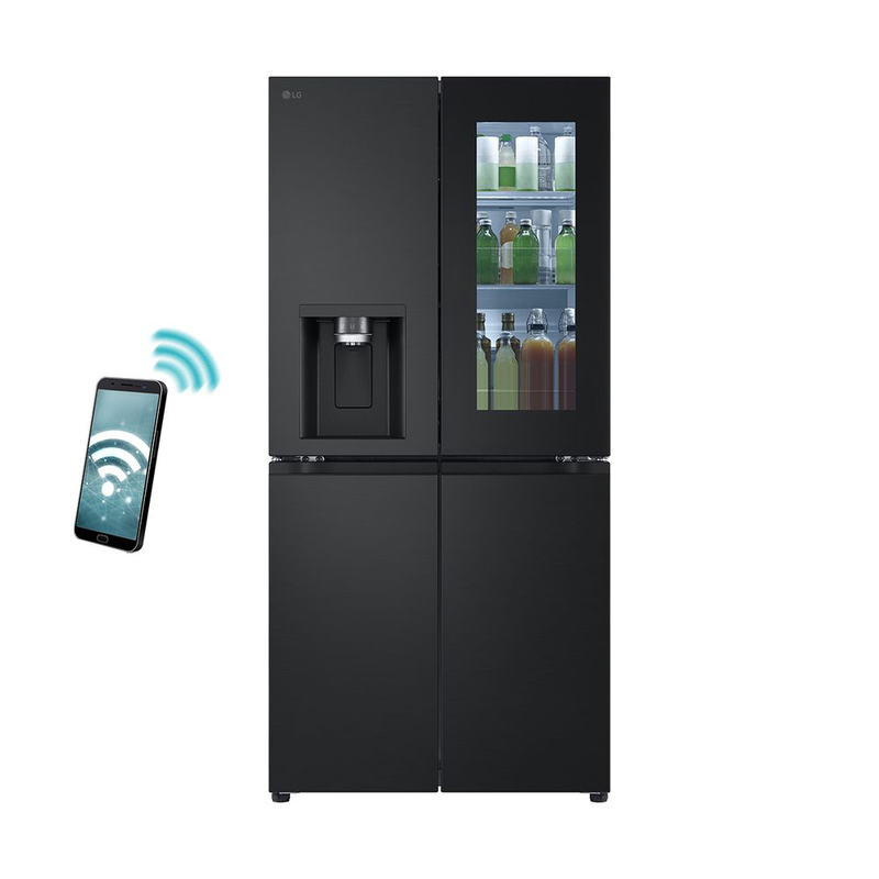 Lg gmg860epbe instaview 4 door refrigerator-null