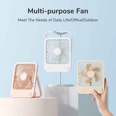 Jisulife desktop fan powerbank out fa26 white •cordless and rechargeable, , medium